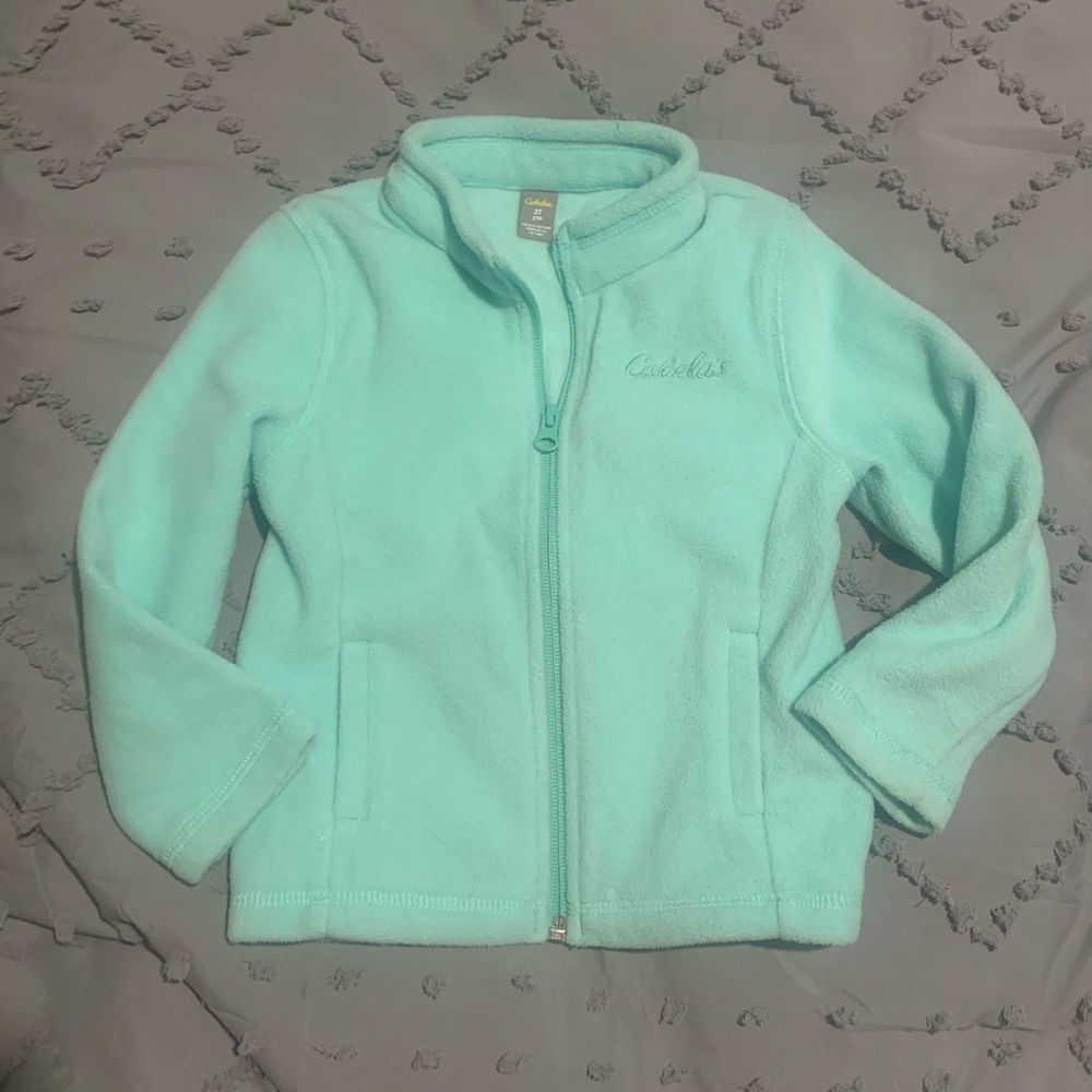 Cabela's Mint Green Fleece Jacket